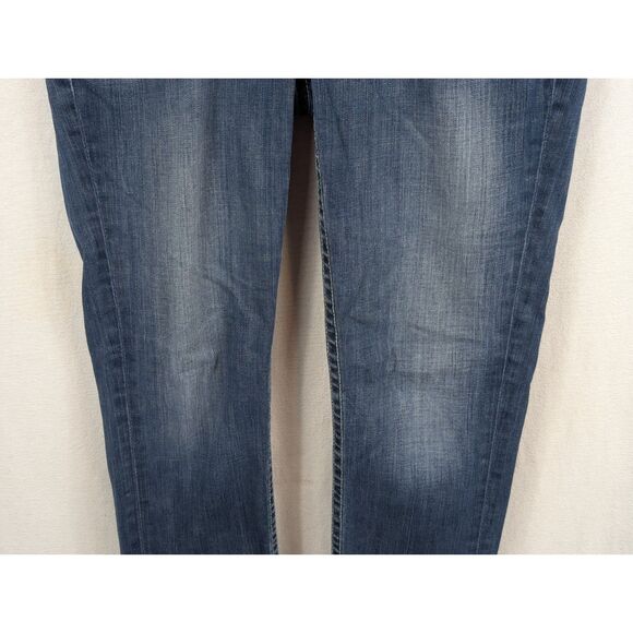 BKE Denim Harper Skinny Stretch Embroidered Jeans Women's Size 27R - Picture 3 of 15